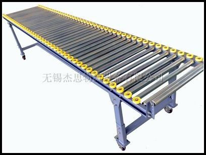 帶腳輪護欄無動力滾筒輸送機